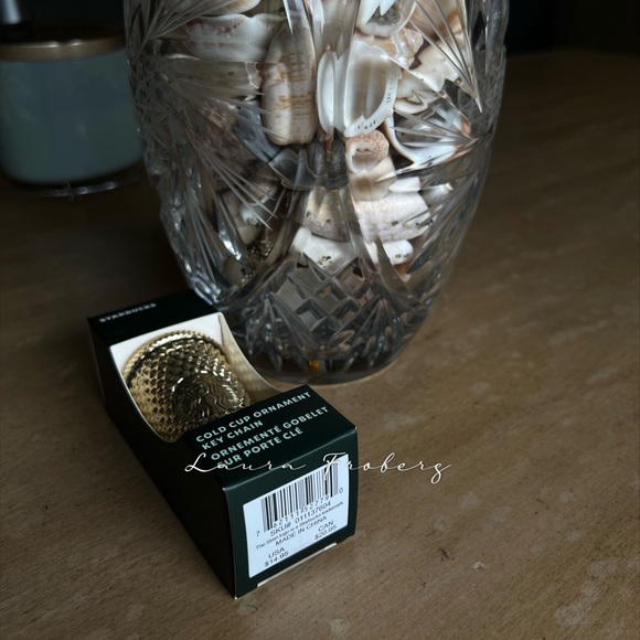 Starbucks Gold Studded Keychain - Picture 3 of 3